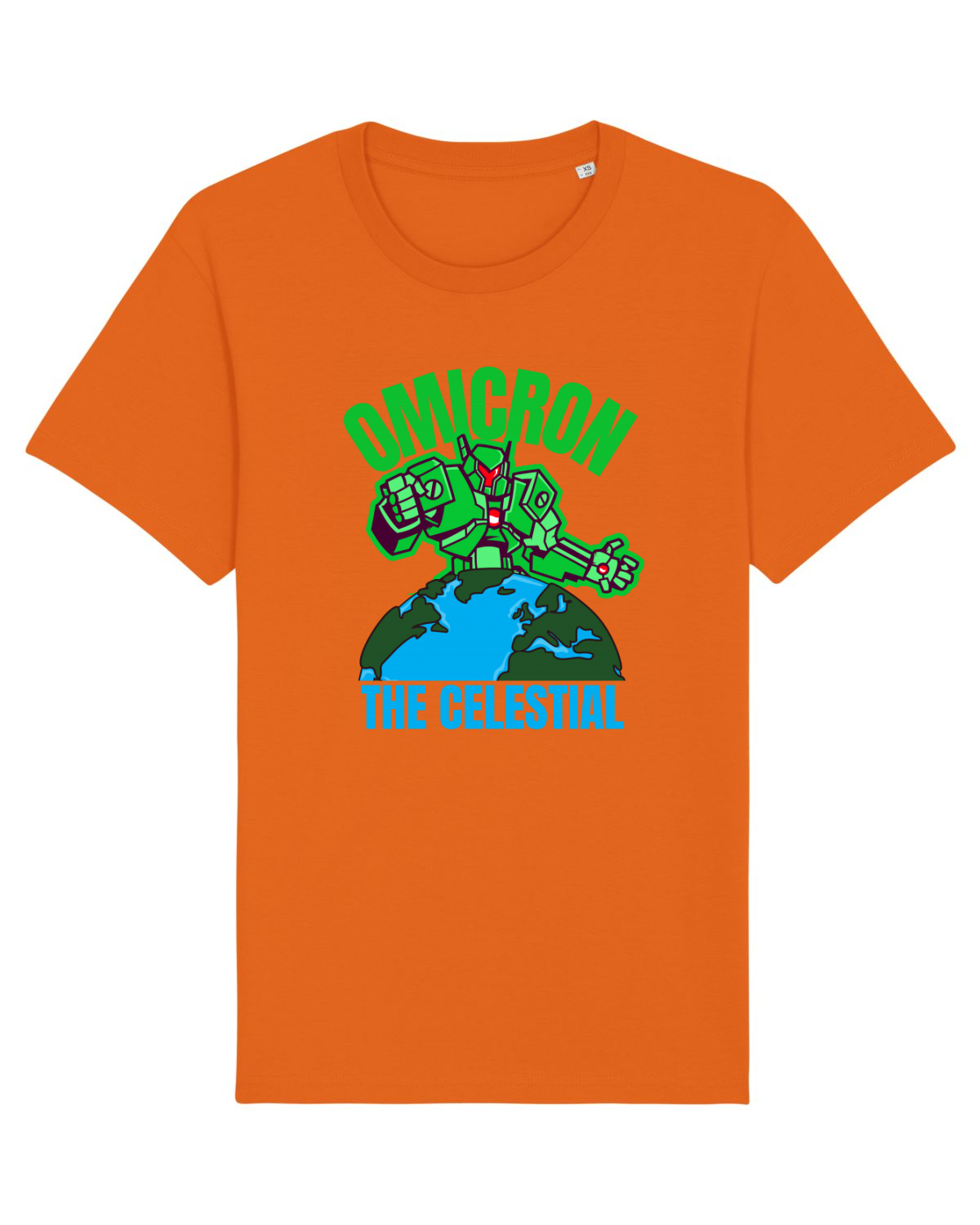 Tricou mânecă scurtă Unisex Rocker Bright Orange
