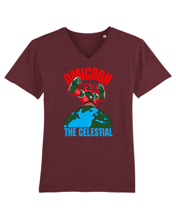 Omicron Covid Variant Burgundy