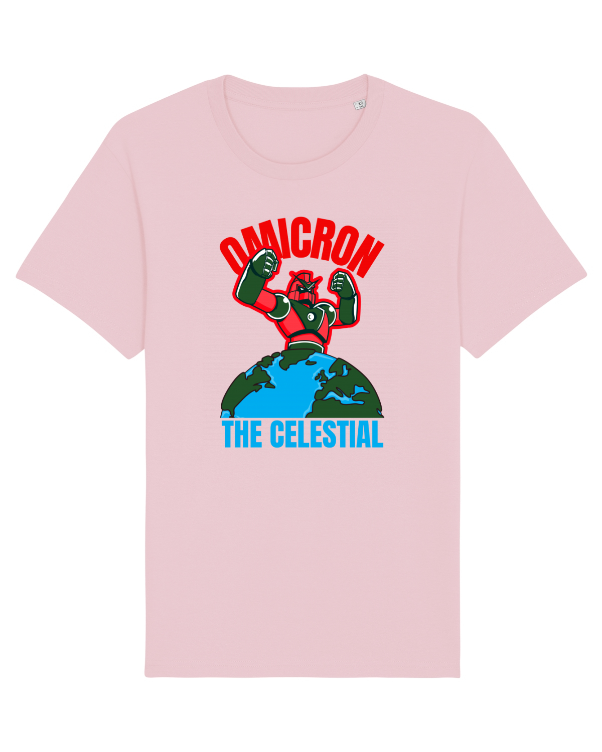 Tricou mânecă scurtă Unisex Rocker Cotton Pink