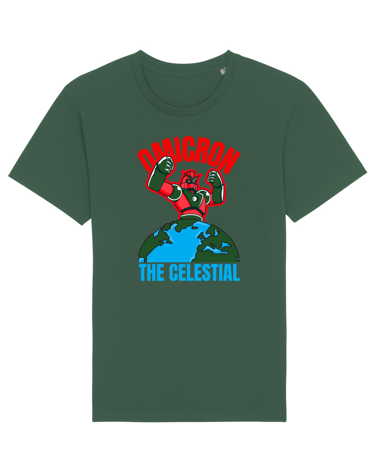 Tricou mânecă scurtă Unisex Rocker Bottle Green