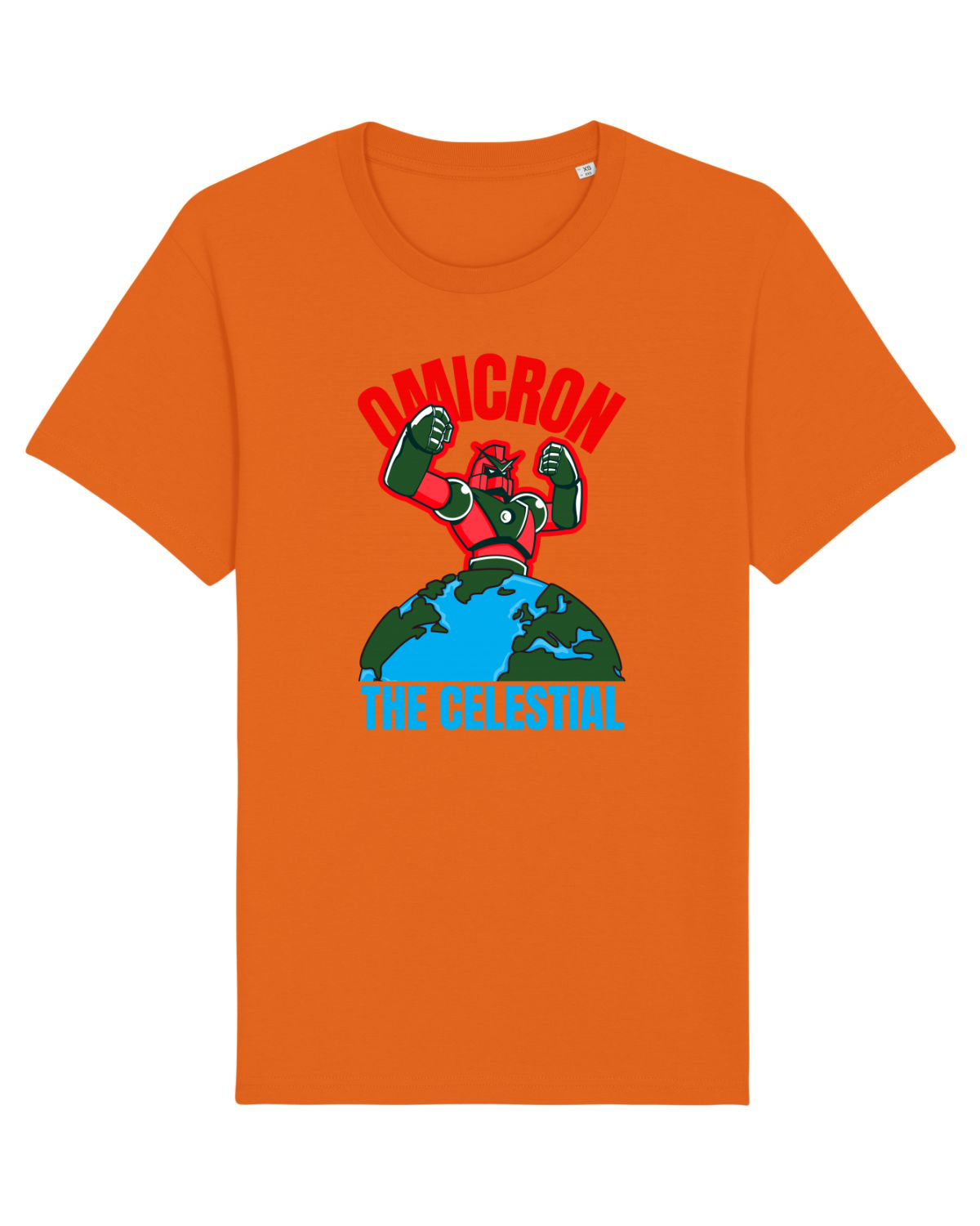 Tricou mânecă scurtă Unisex Rocker Bright Orange