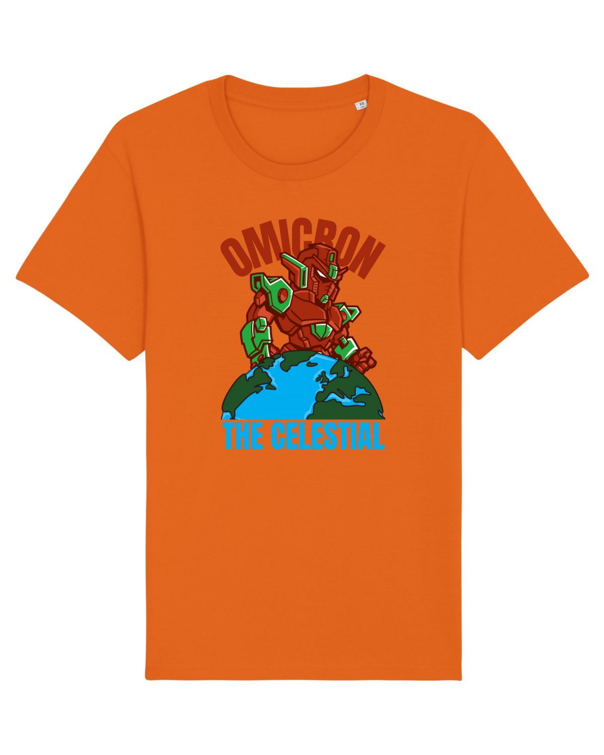 Tricou mânecă scurtă Unisex Rocker Bright Orange