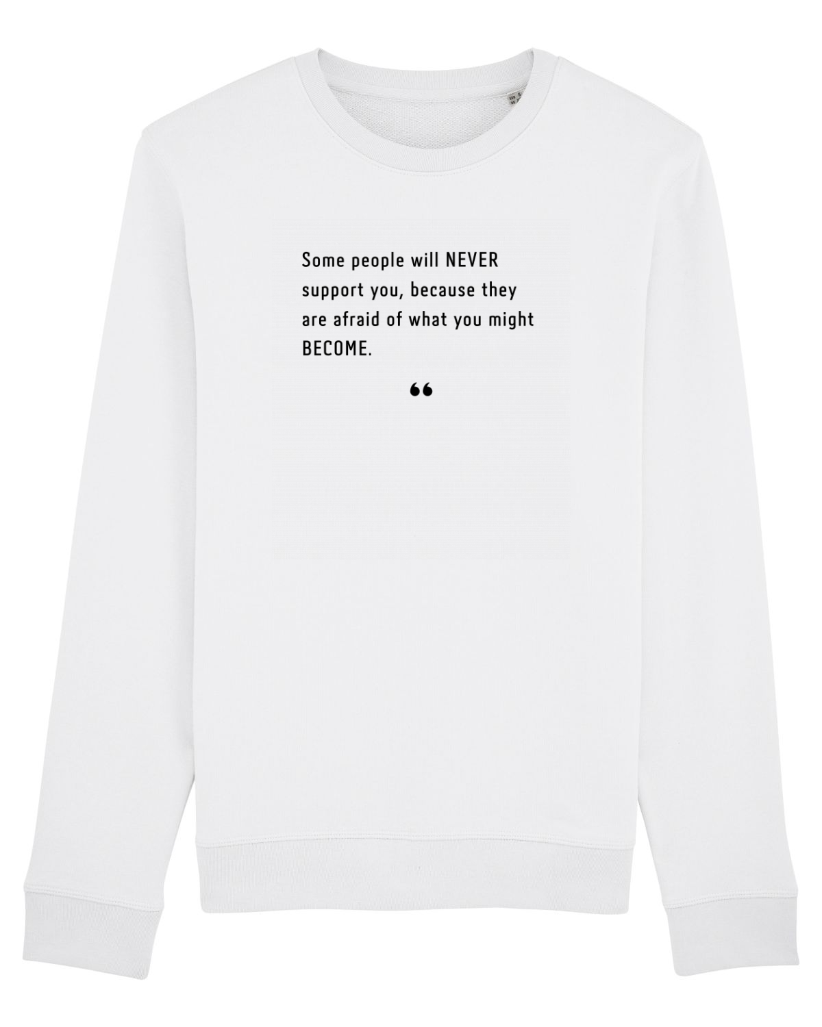 Bluză mânecă lungă Unisex Rise White