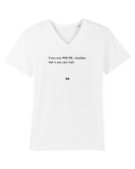MISS ME Tricou mânecă scurtă guler V Bărbat Presenter