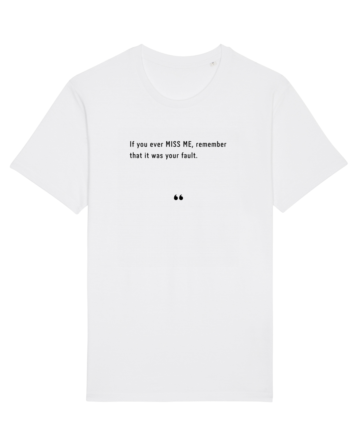 Tricou mânecă scurtă Unisex Rocker White