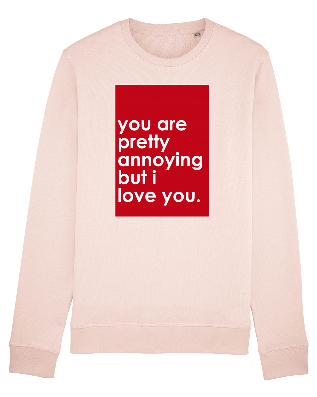 Bluză mânecă lungă Unisex Rise Candy Pink