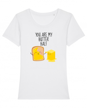 You Are My Butter Half White