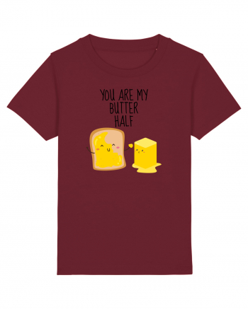 You Are My Butter Half Burgundy