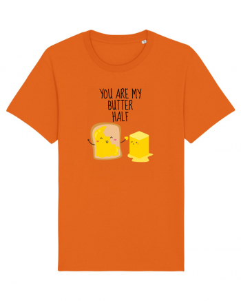 You Are My Butter Half Bright Orange