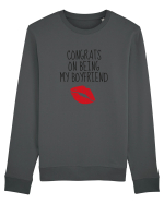 Congrats On Being My Boyfriend Bluză mânecă lungă Unisex Rise