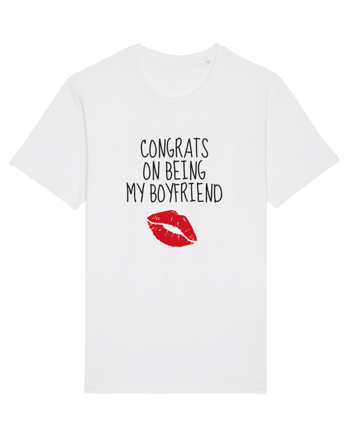 Tricou mânecă scurtă Unisex Rocker White
