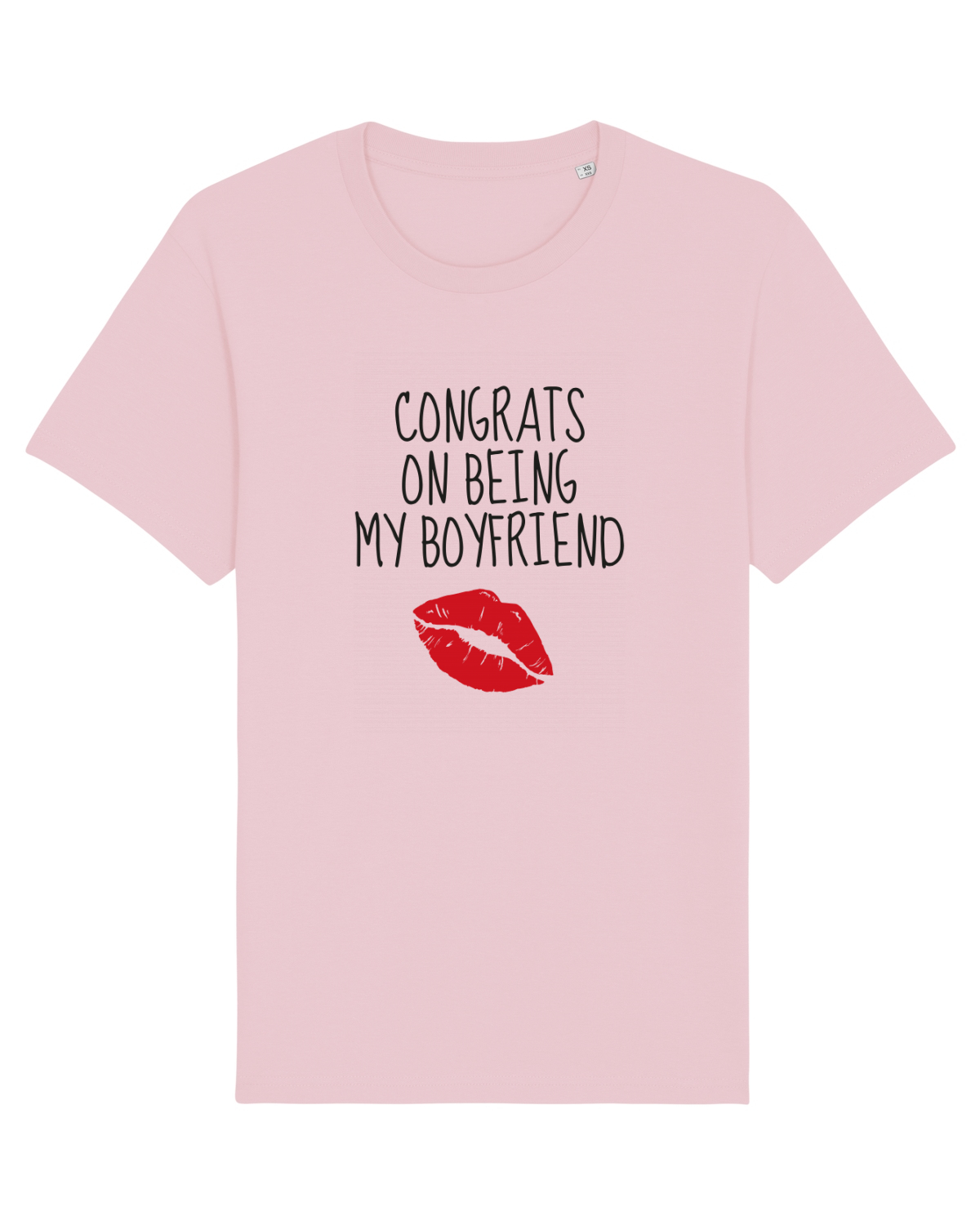 Tricou mânecă scurtă Unisex Rocker Cotton Pink