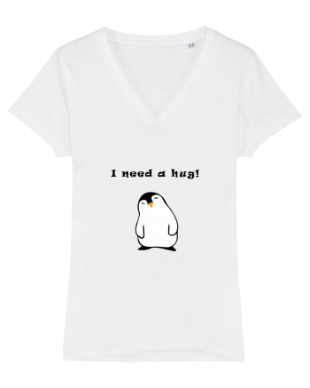 I need a hug White