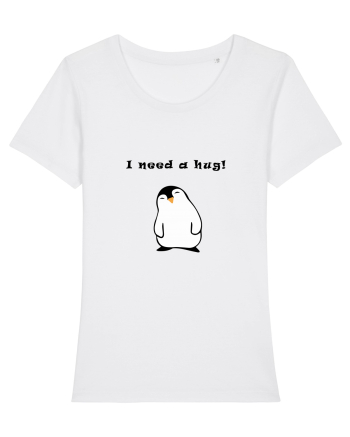 I need a hug White