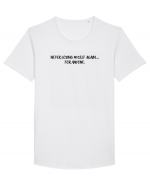 Never losing myself again... for anyone. Tricou mânecă scurtă guler larg Bărbat Skater