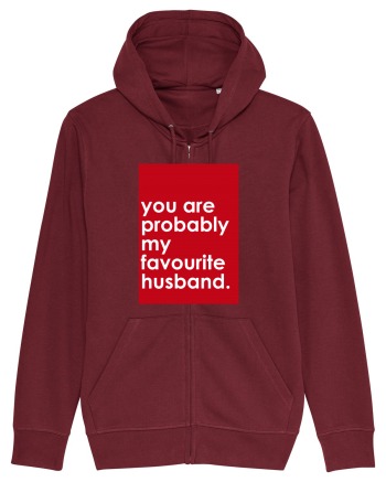You Are probably My Favourite Husband  Burgundy