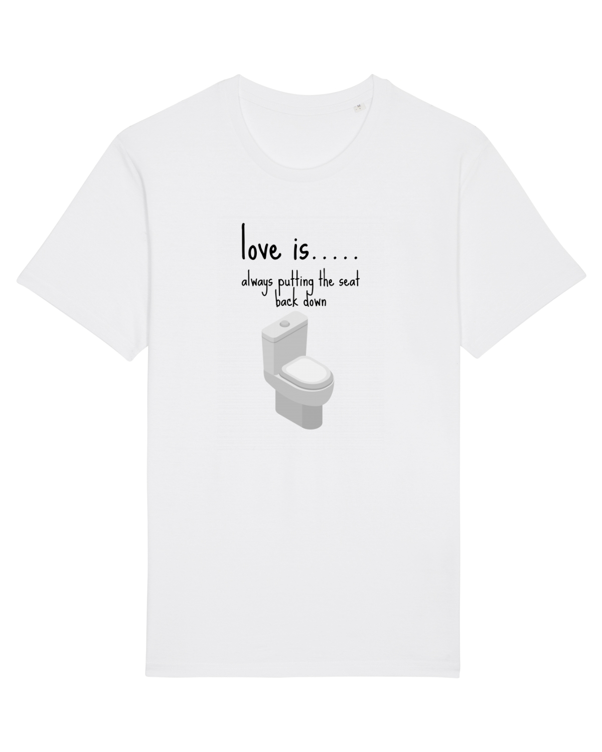 Tricou mânecă scurtă Unisex Rocker White