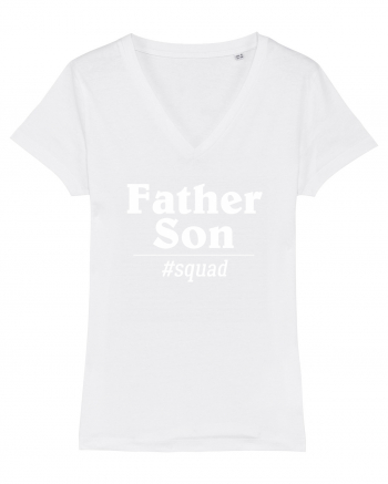 Father and Son Squad White