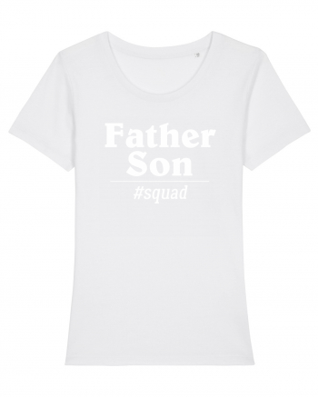 Father and Son Squad White