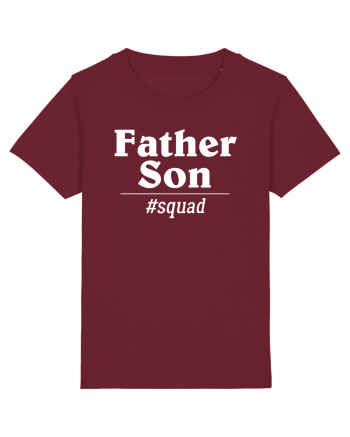 Father and Son Squad Burgundy