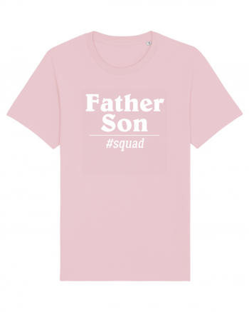 Father and Son Squad Cotton Pink