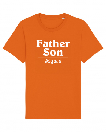 Father and Son Squad Bright Orange