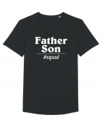 Father and Son Squad Tricou mânecă scurtă guler larg Bărbat Skater