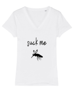 Suck me Tricou mânecă scurtă guler V Damă Evoker