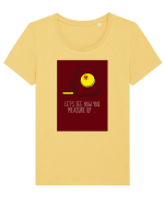 Let's See How You Measure Up Tricou mânecă scurtă guler larg fitted Damă Expresser