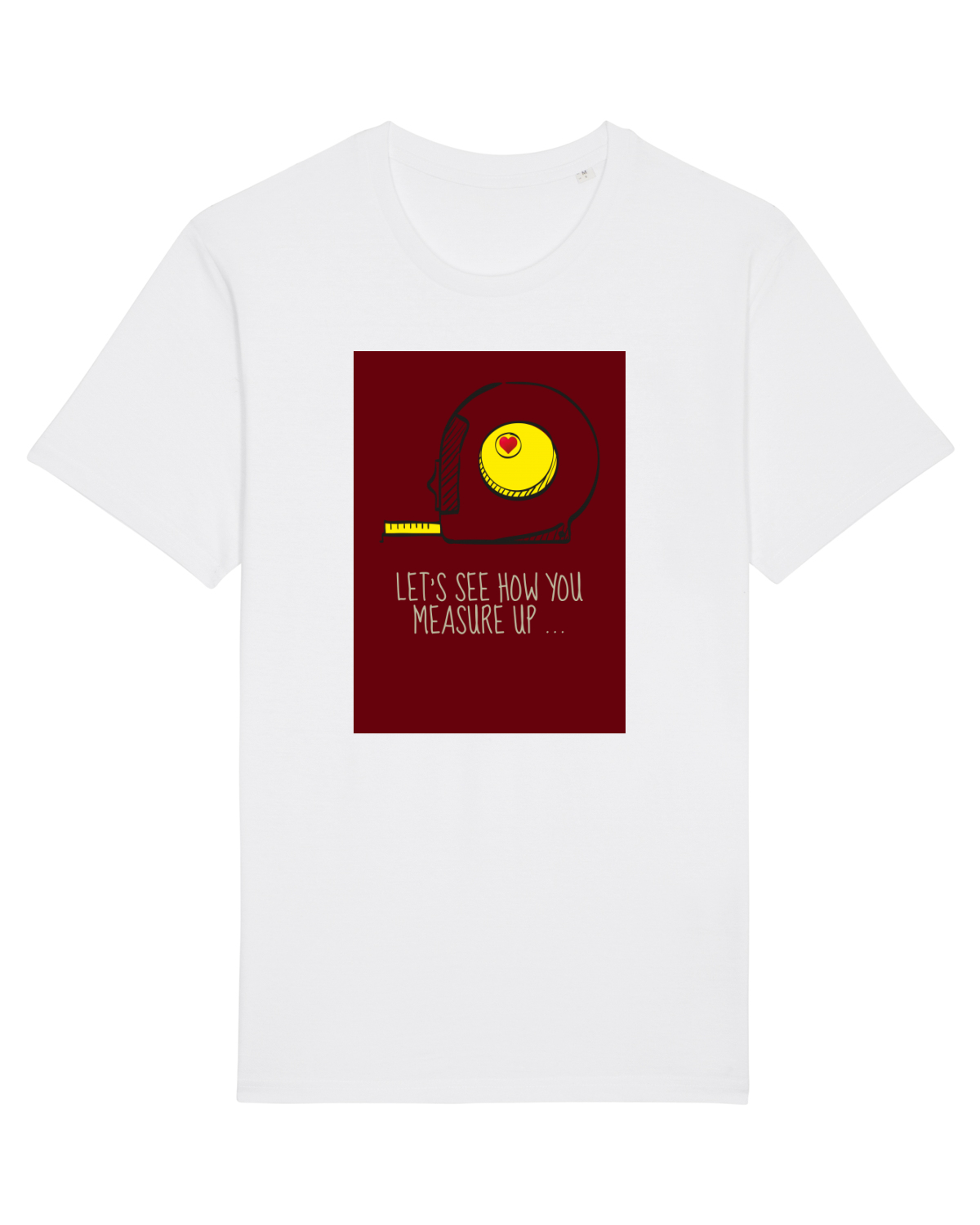 Tricou mânecă scurtă Unisex Rocker White