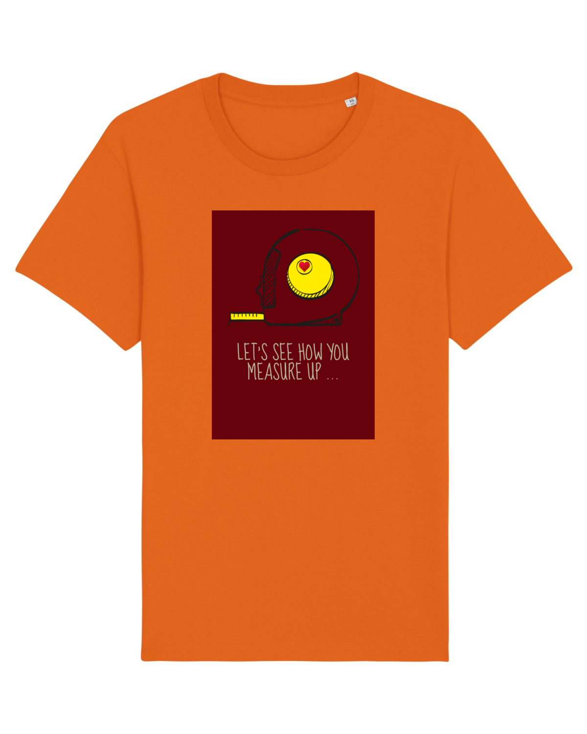 Tricou mânecă scurtă Unisex Rocker Bright Orange