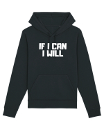 If I can I will Hanorac Unisex Drummer