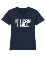 If I can I will Tricou mânecă scurtă guler V Bărbat Presenter