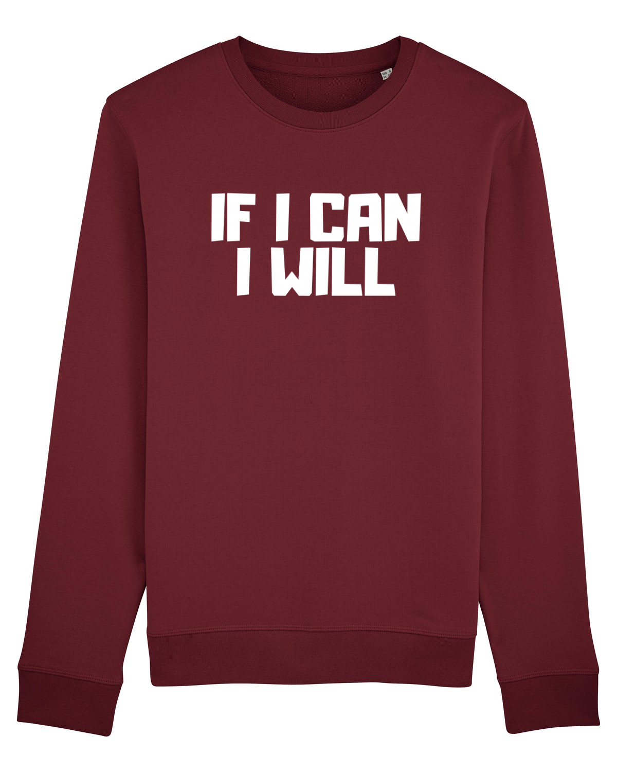 Bluză mânecă lungă Unisex Rise Burgundy
