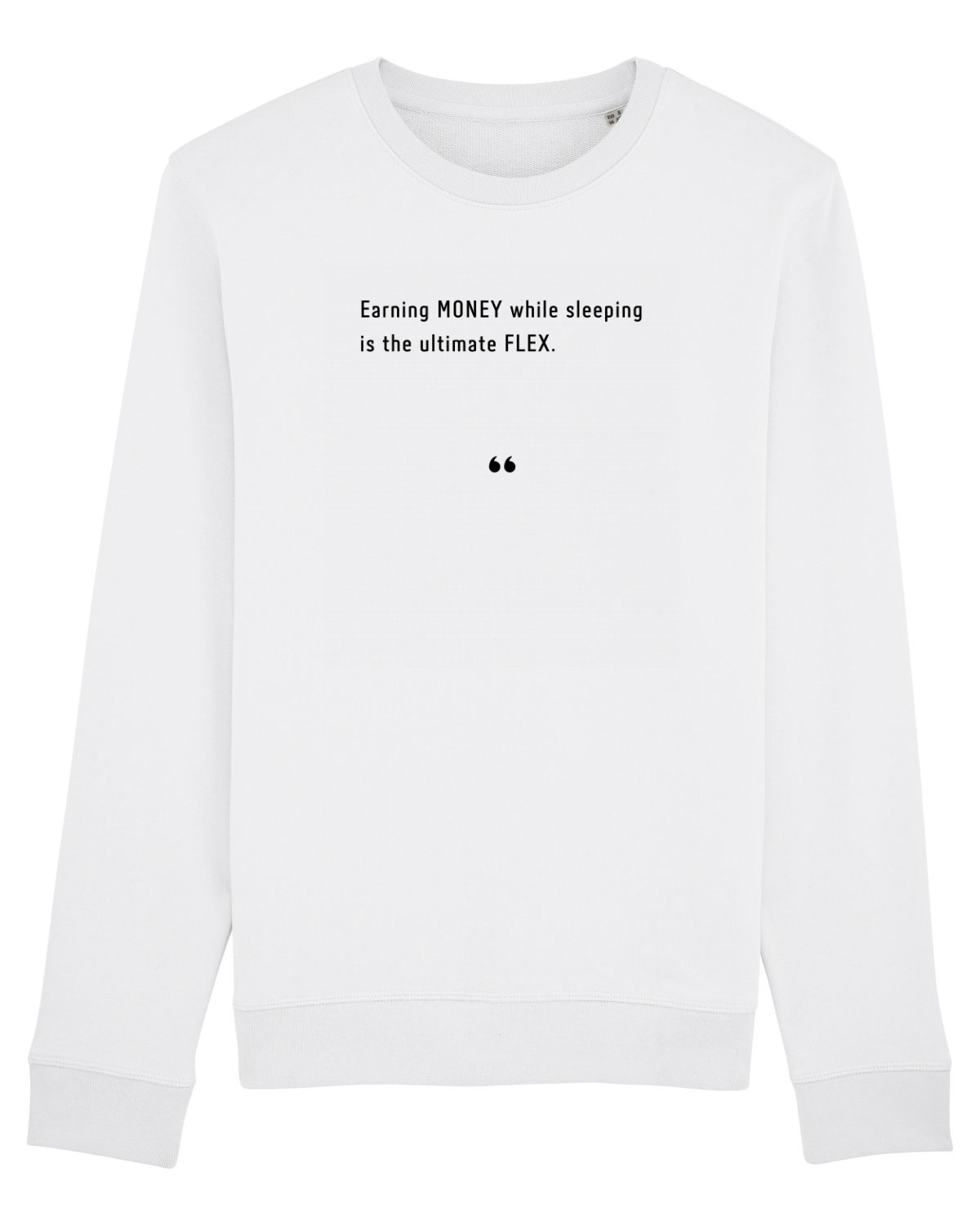 Bluză mânecă lungă Unisex Rise White