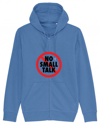 No small talk Bright Blue