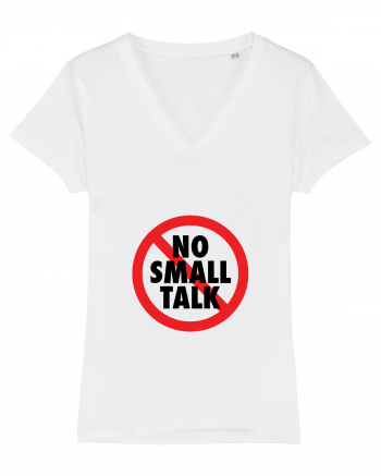 No small talk White