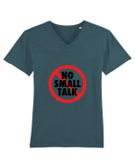 No small talk Tricou mânecă scurtă guler V Bărbat Presenter