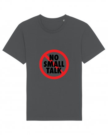 No small talk Anthracite