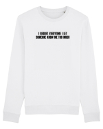 I regret everytime I let someone know me too much Bluză mânecă lungă Unisex Rise