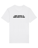 I regret everytime I let someone know me too much Tricou mânecă scurtă Unisex Rocker