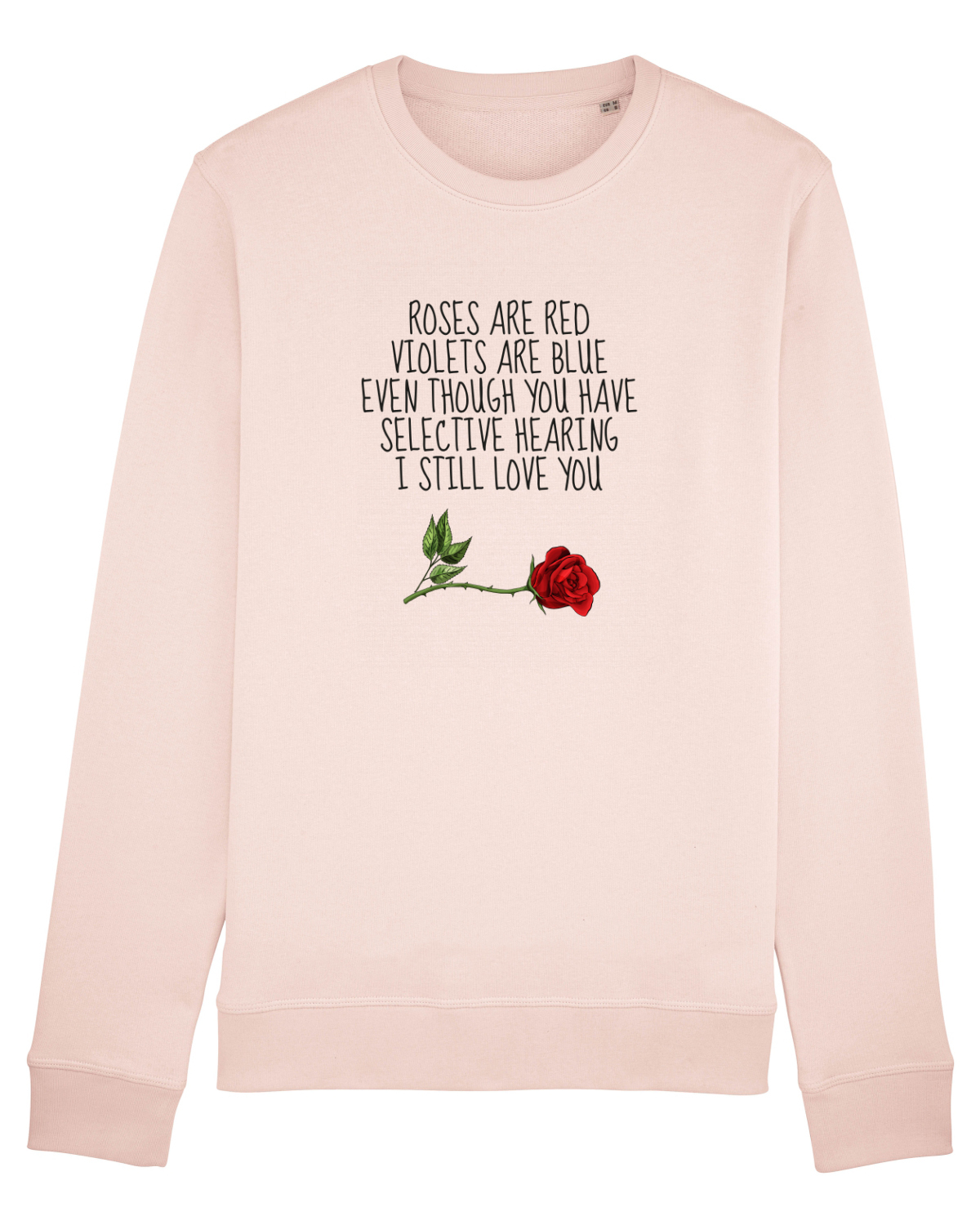 Bluză mânecă lungă Unisex Rise Candy Pink