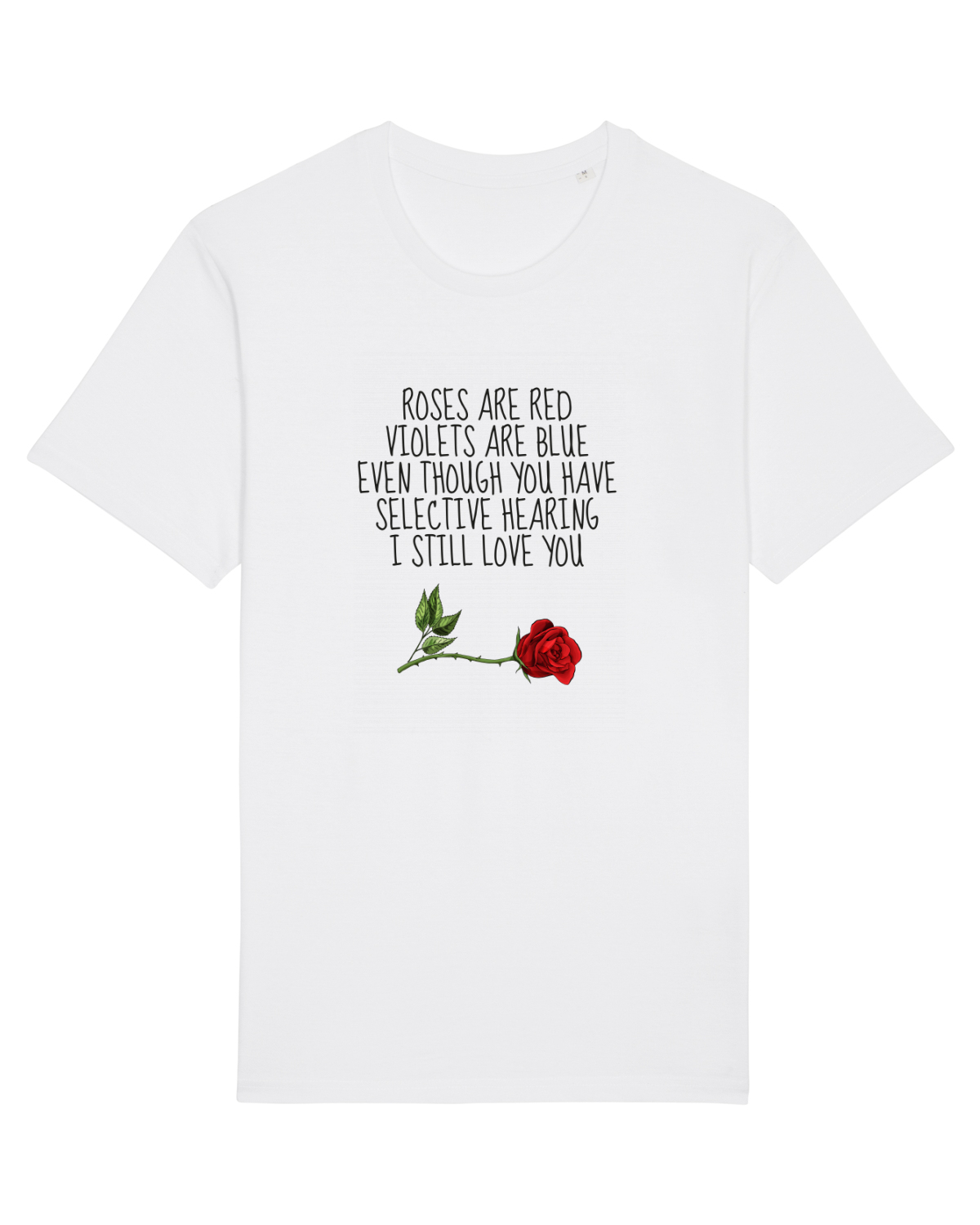 Tricou mânecă scurtă Unisex Rocker White