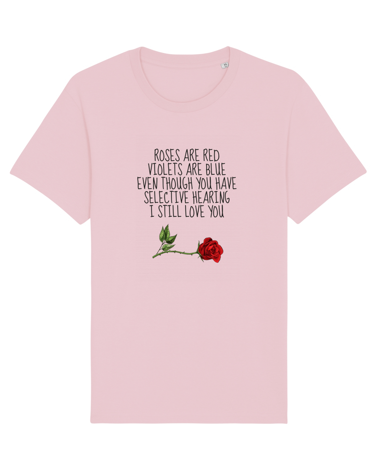 Tricou mânecă scurtă Unisex Rocker Cotton Pink