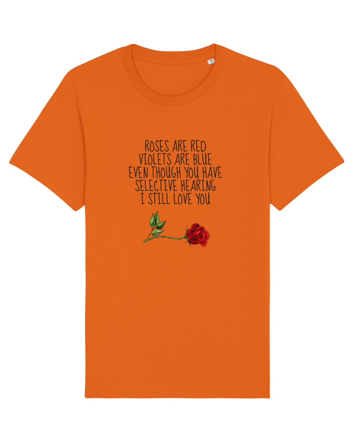 Tricou mânecă scurtă Unisex Rocker Bright Orange