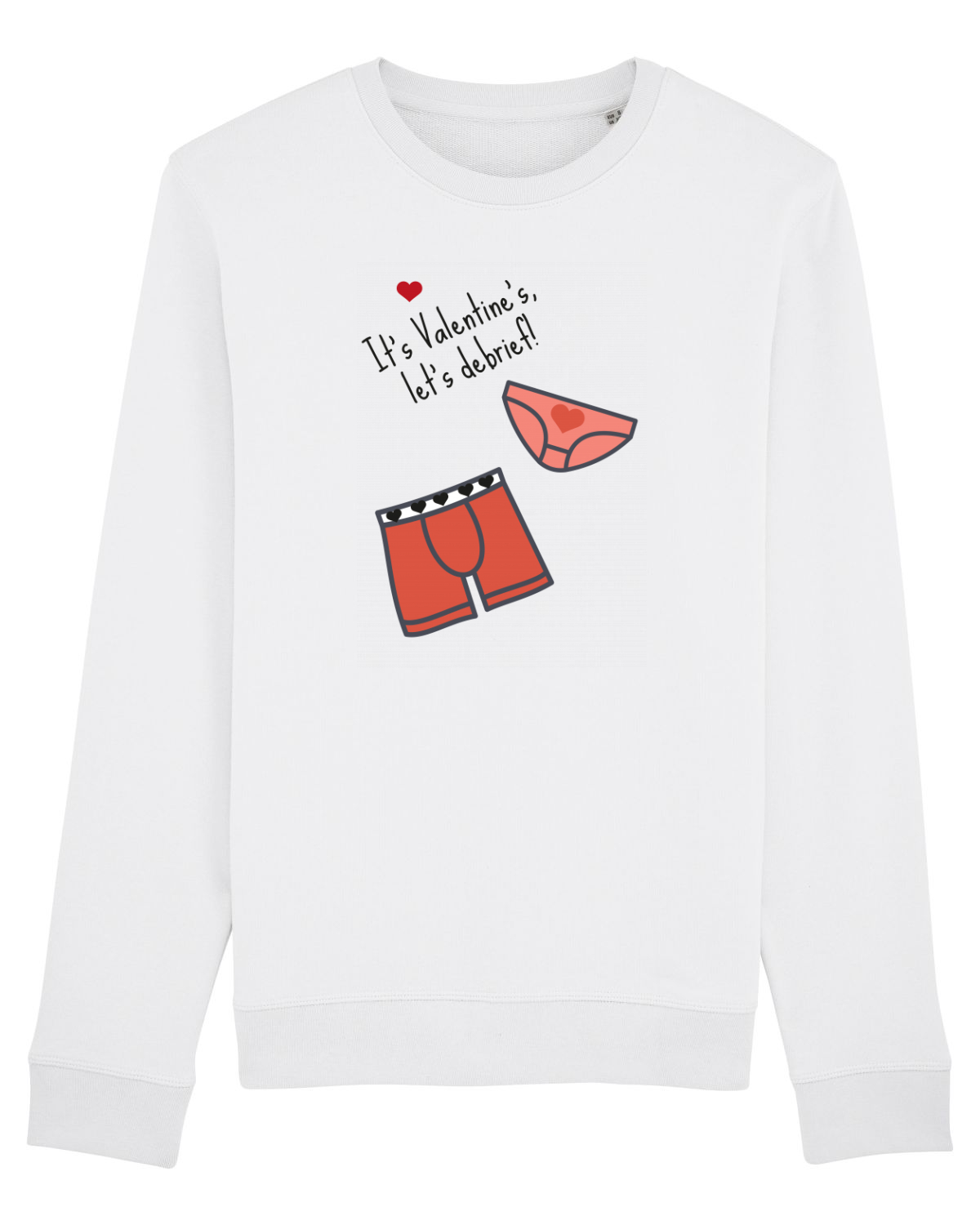 Bluză mânecă lungă Unisex Rise White