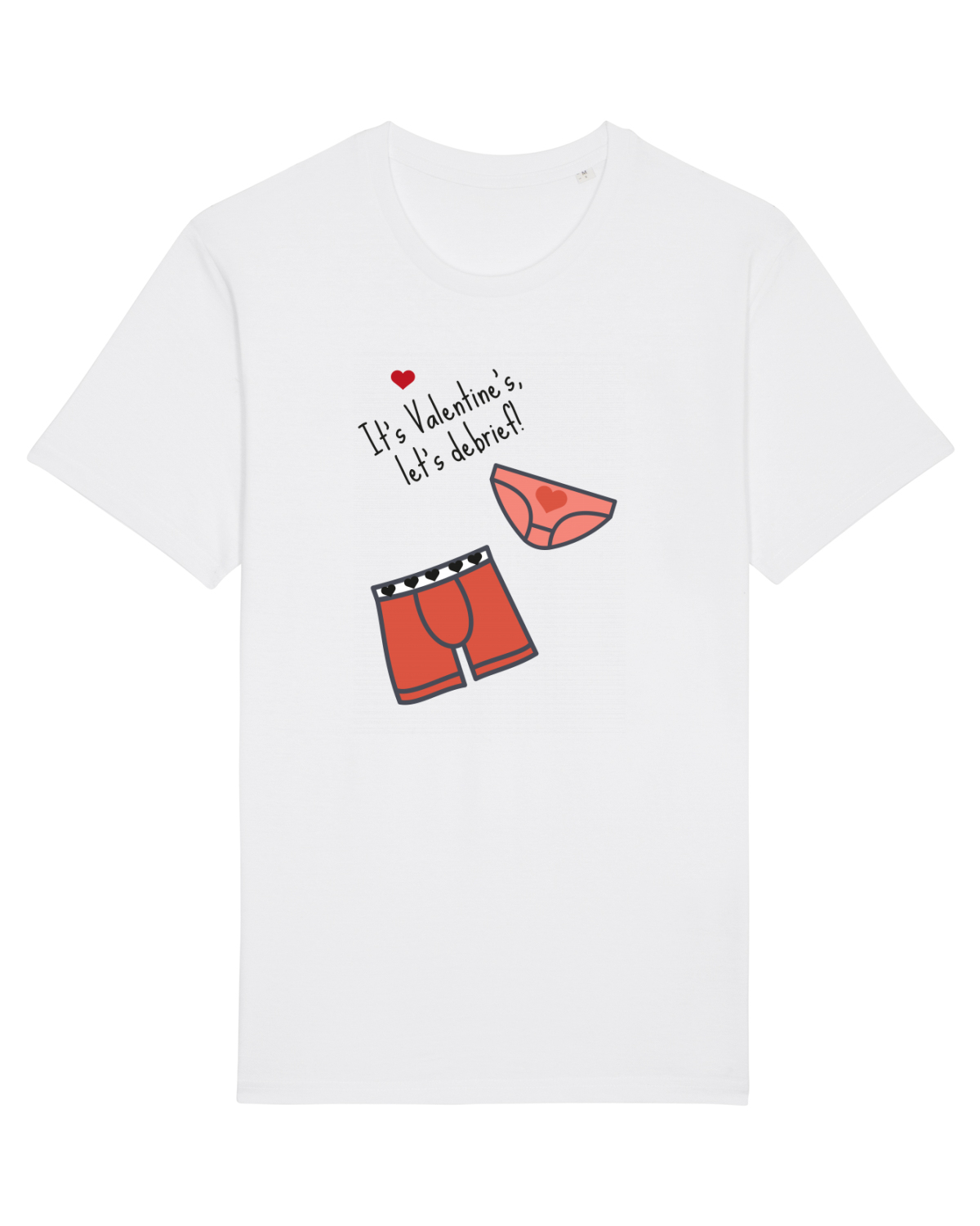 Tricou mânecă scurtă Unisex Rocker White