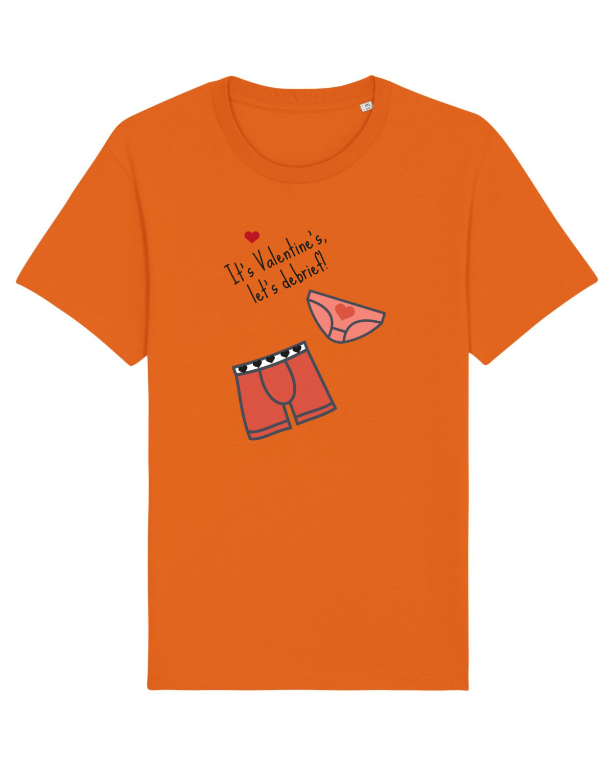 Tricou mânecă scurtă Unisex Rocker Bright Orange