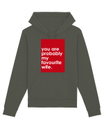 You Are Probably My Favourite Wife Hanorac Unisex Drummer