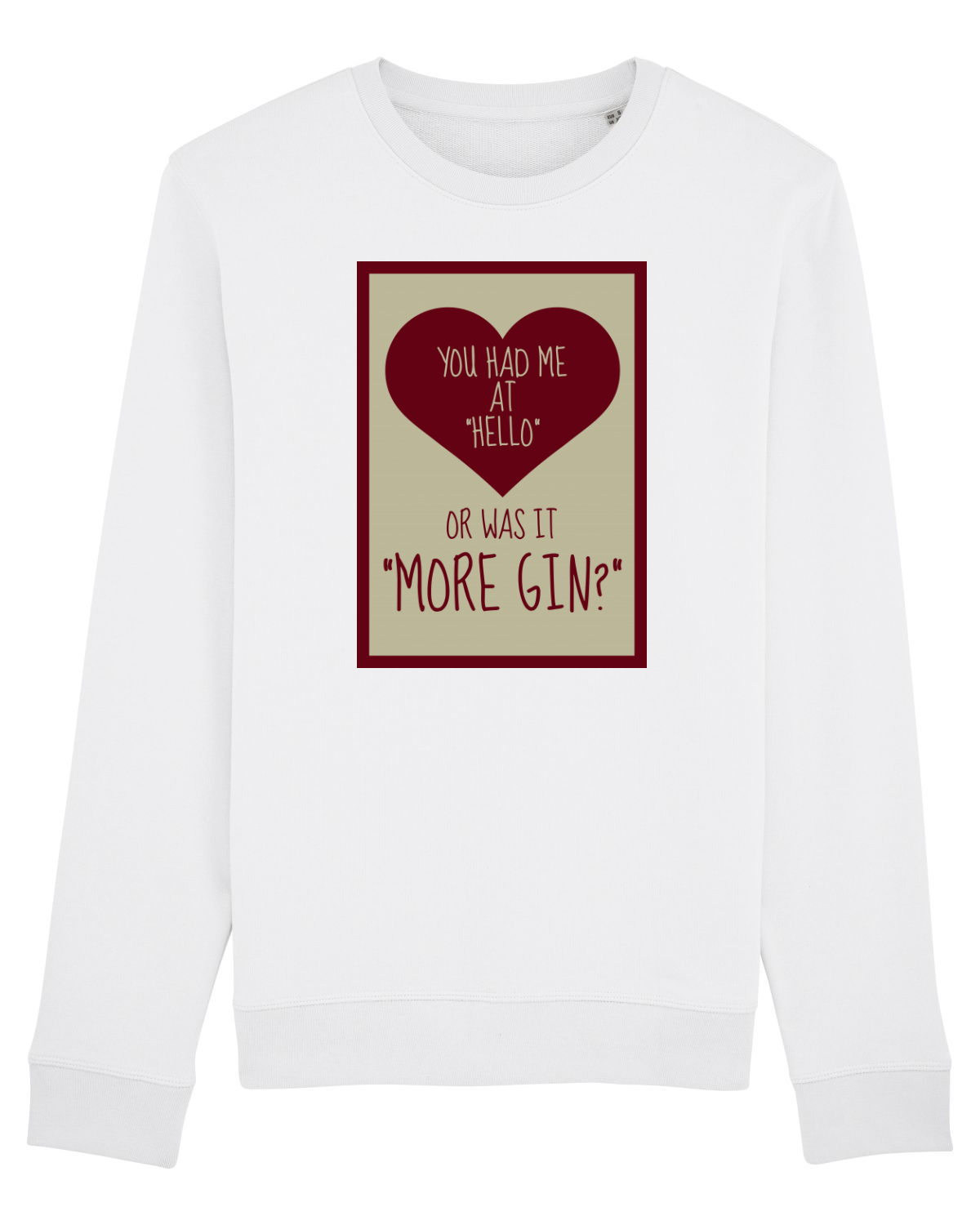 Bluză mânecă lungă Unisex Rise White